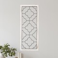 Hastings Home Hastings Home Metal and Wood Clover Wall Panel 532561YZK